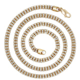 14K YELLOW GOLD ICE CHAIN